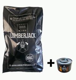 [PRCAIN20] PROMO Carbon Lumberjack 20kg + Iniciador de fuego EASY FIRE GEL 160g