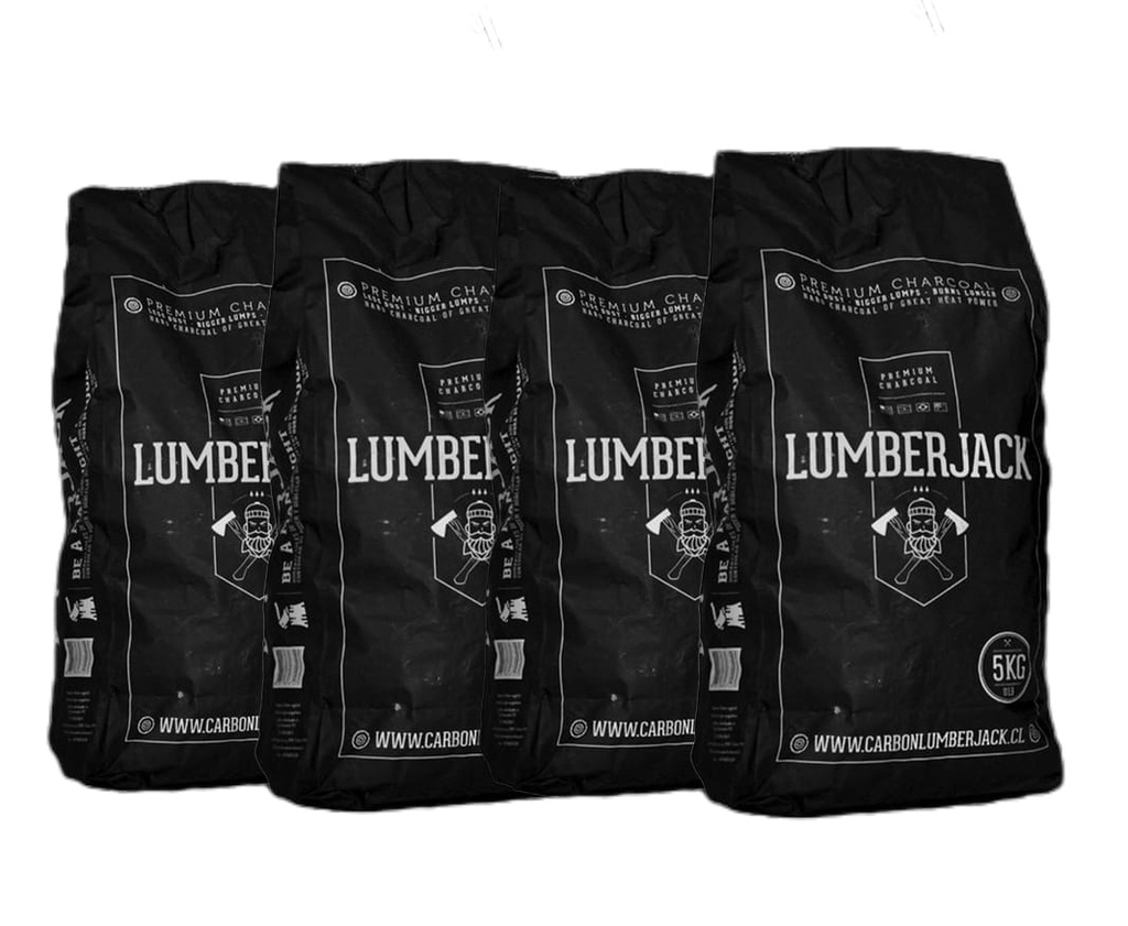 PROMO Carbón Lumberjack 5kg×4